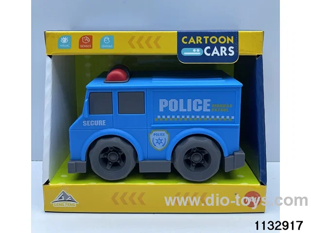 (lights and sounds) Inertial police car