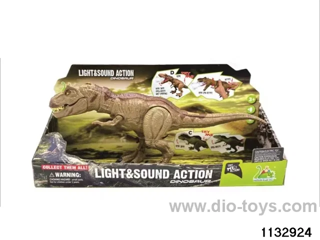 Vibrating Tyrannosaurus rex with hand spray