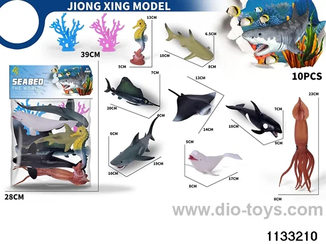 Marine Animal Set 10PCS
