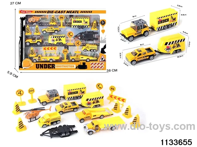 Alloy Travel Caravan Set