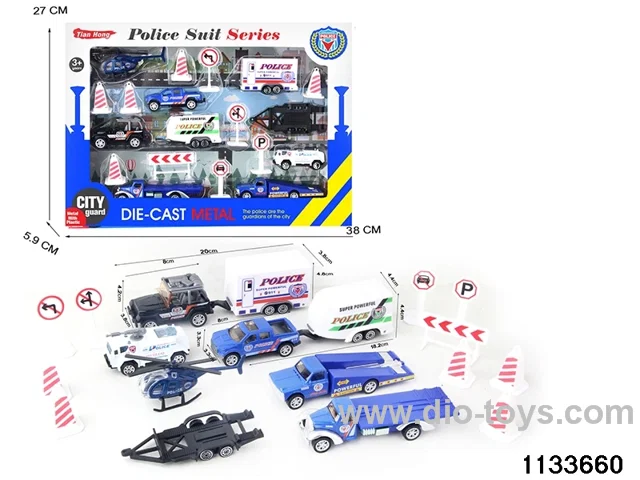Alloy Travel Caravan Set