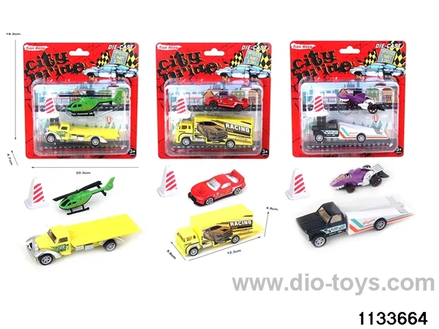 Alloy Travel Caravan Set
