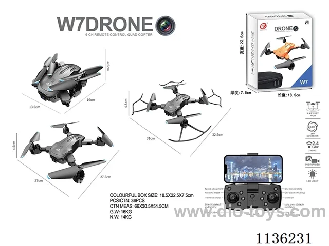 Novelty folding, 2.4G quadcopter, fixed height with WIFI dual camera, optical flow four obstacle avoidance