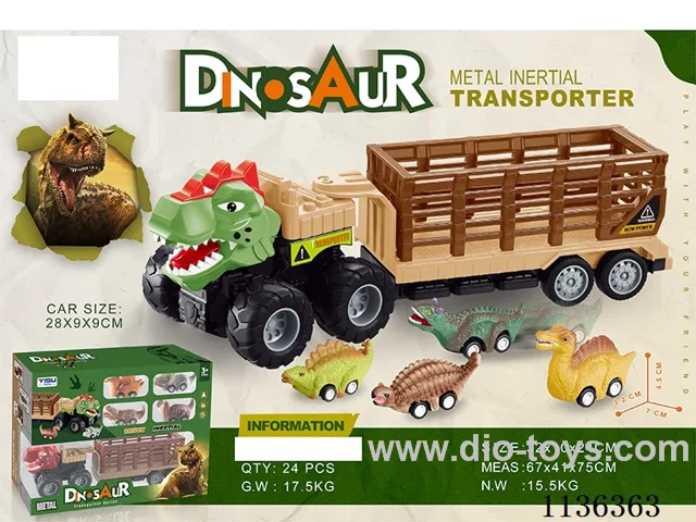 Dual Inertia Alloy Dinosaur Set