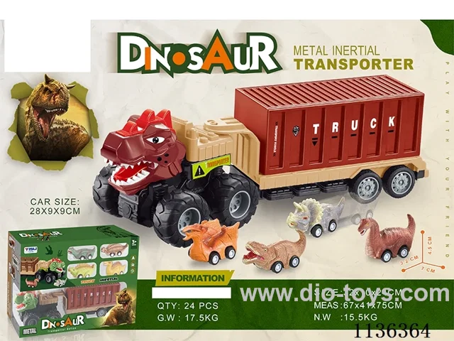 Dual Inertia Alloy Dinosaur Set