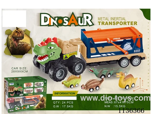 Dual Inertia Alloy Dinosaur Set