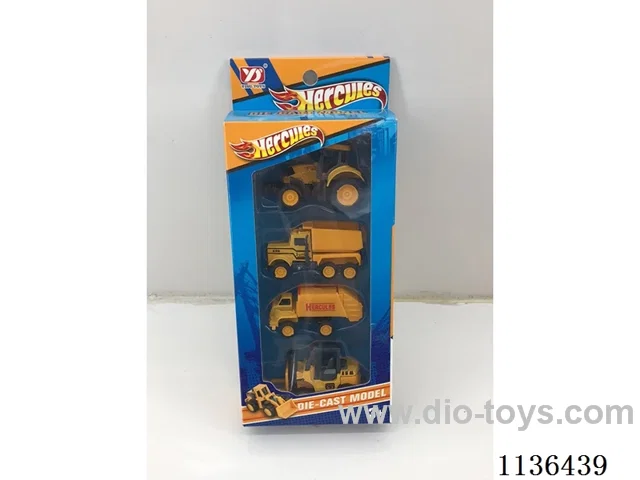 Engineering alloy car (4PCS)