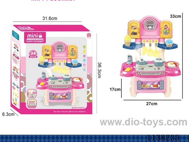 kitchen set W L/M/spray（2*AA not included）