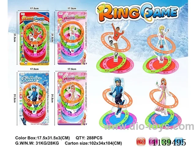 4 mixed sets of hoops