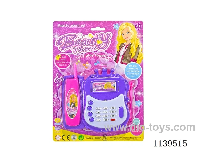 Telephone with sound and light