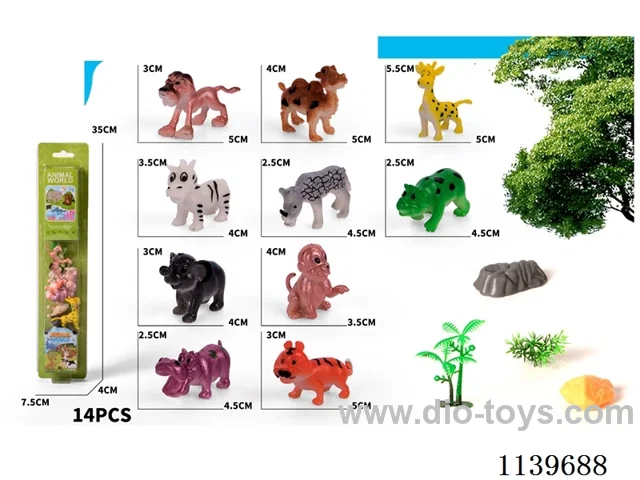 Cartoon Wildlife Set