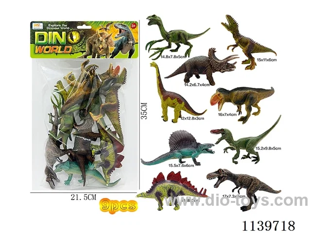 Painted Dinosaurs(9PCS)