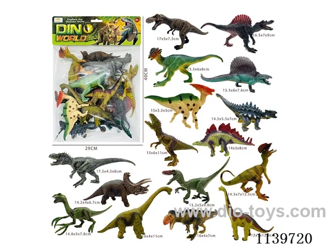 Hand-painted Dinosaur Bundle(16PCS)