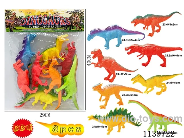 BB Whistle Dinosaur(8PCS)