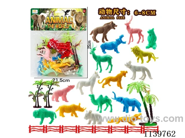 Macaron Colour Animal Scene(27PCS)