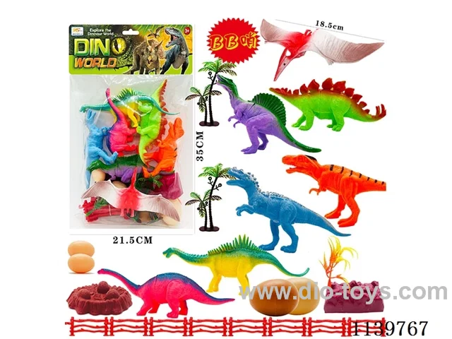 BB Whistle Dinosaur Scene(24PCS)