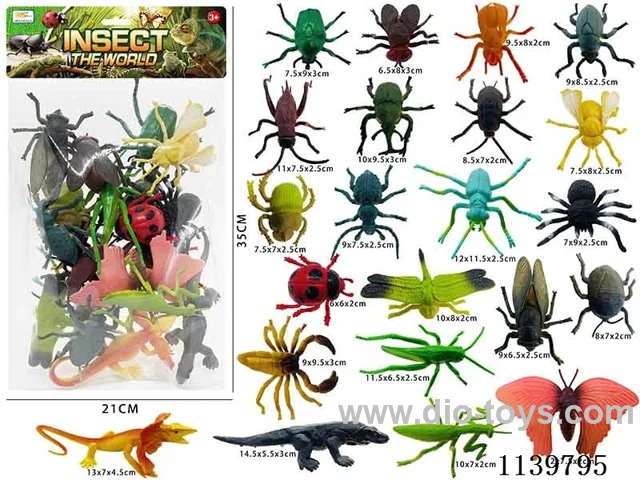 Solid Insects(22PCS)