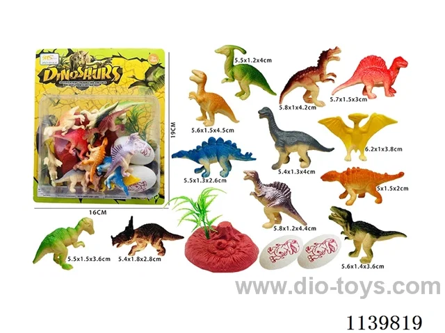 12 Dinosaurs Set (16PCS)