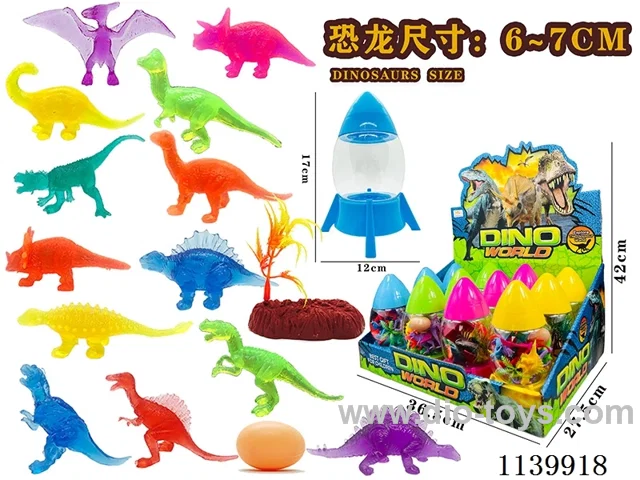 Crystal Dinosaur Scene in Rocket Launcher(17PCS)