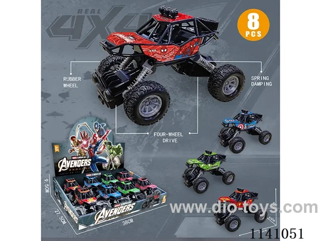 Heroic double pull back off-road crawler (8 pcs)