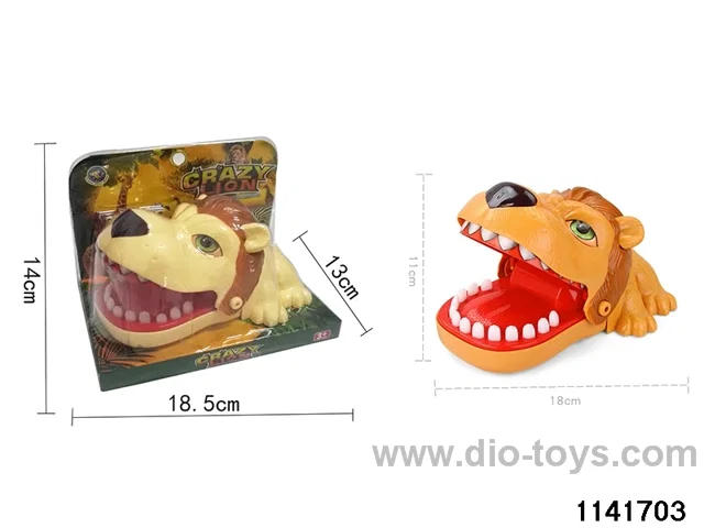 Crazy Biting Lion (with sound effects)
