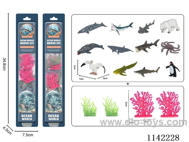 12 6-pack marine animals