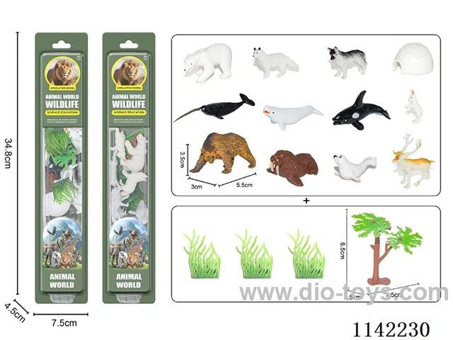 12 6-pack Arctic Sea Animals