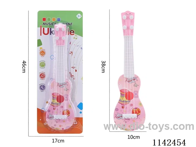 Balloon pattern small guitar