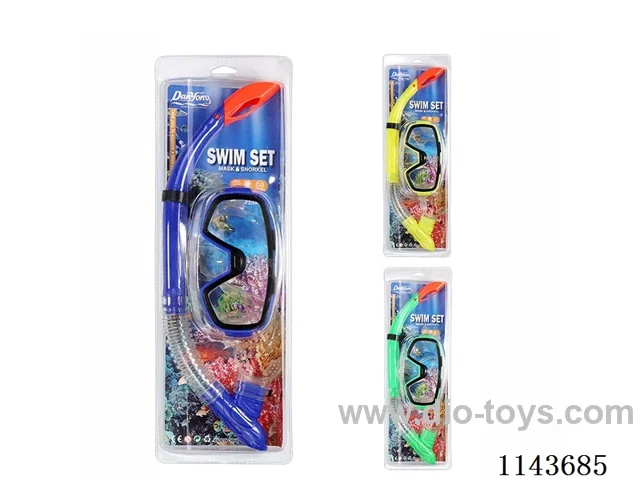 Diving Goggle Tube Set (Yellow, Blue, Green)