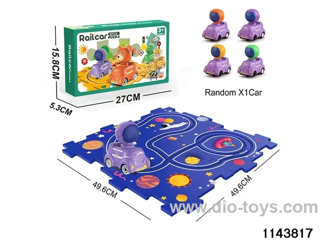 Electric Space Puzzle Railcar