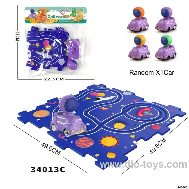 Electric Space Puzzle Railcar