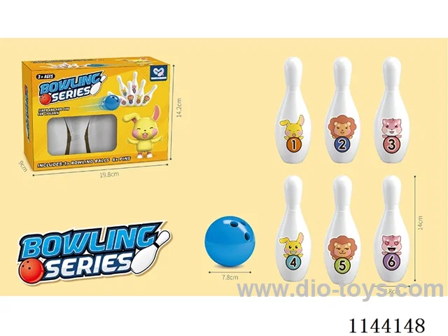 Bowling (6 bottles of 1 ball 14CM)