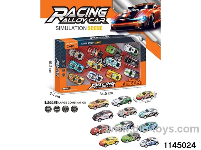 6.8cm pull back car set