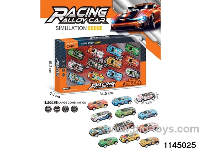 6.8cm pull back car set