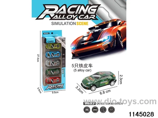 6.8cm pull back car set