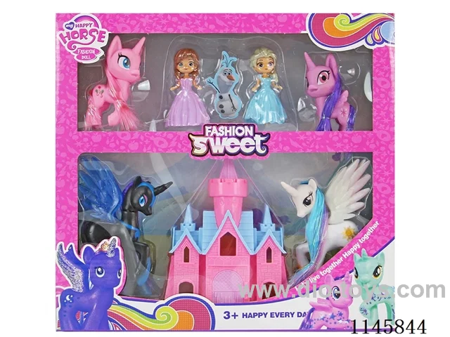Ponies + Snow Queen + Castle