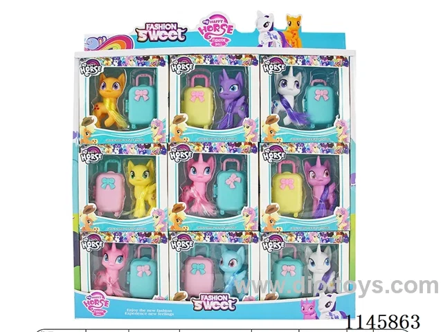 Pony Po Li Display Case + Luggage (9 Boxes)