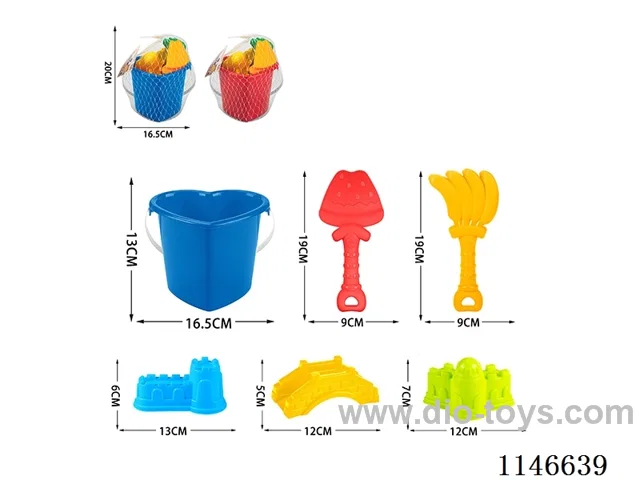Beach Bucket Set 6pcs