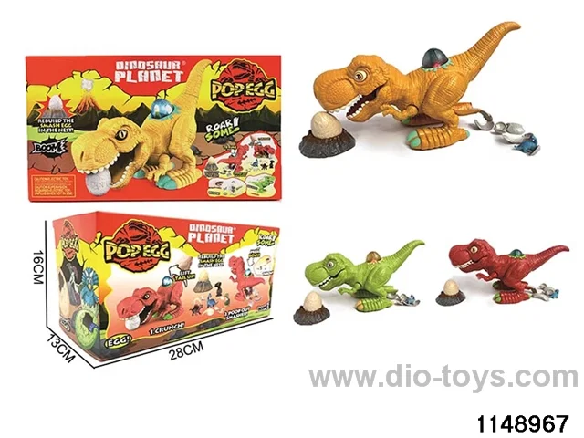 sliding dinosaur with sound & Lights