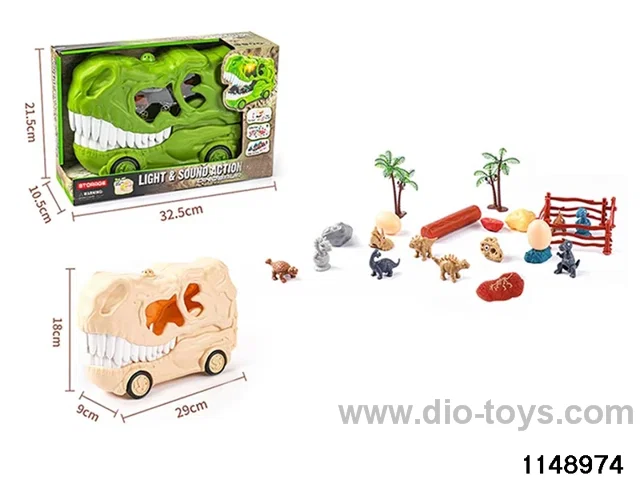 sliding dinosaur with sound & Lights