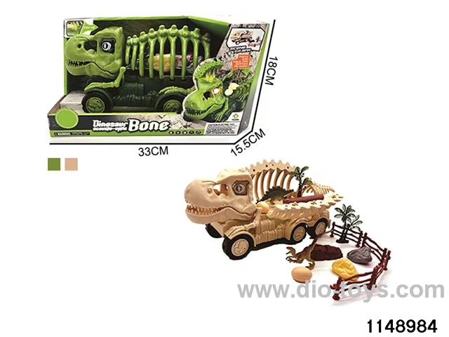 DIY sliding dinosaur