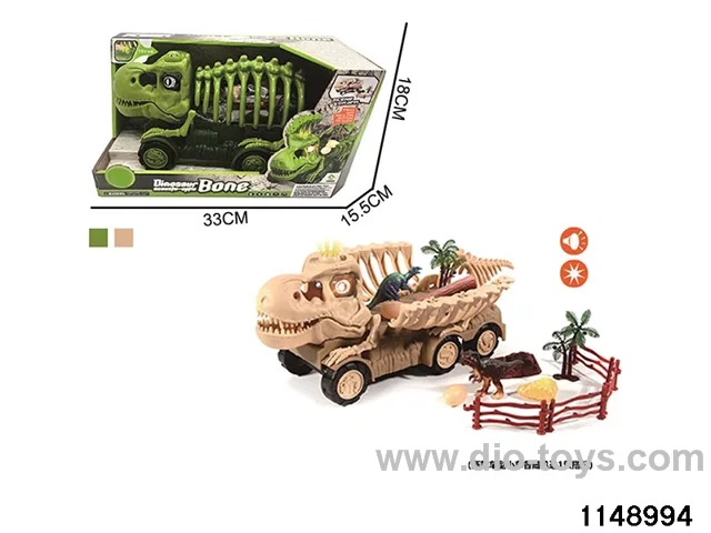 DIY sliding dinosaur