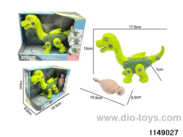 DIY sliding dinosaur