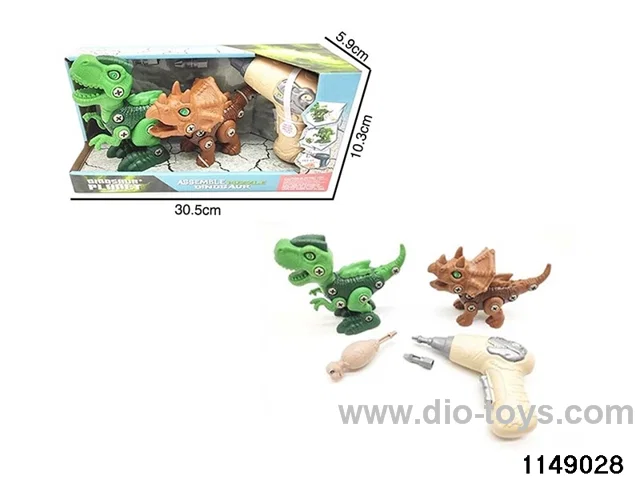 DIY B/O sliding dinosaur