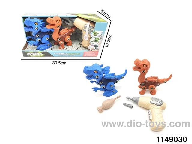 DIY B/O sliding dinosaur