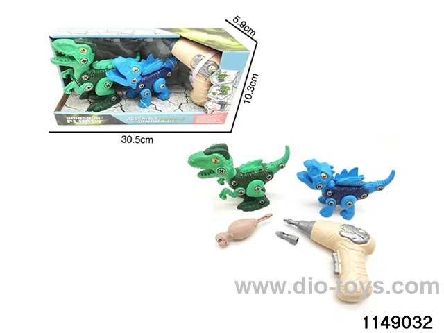 DIY B/O sliding dinosaur