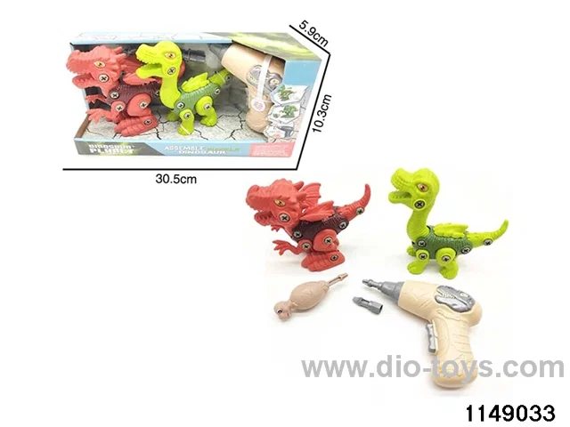 DIY B/O sliding dinosaur