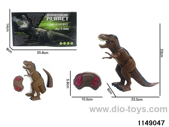 RC Electric Dinosaur with Sound Lights