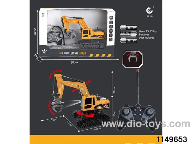 1:22 27MHz 6ch RC Construction Vehicle with Lights