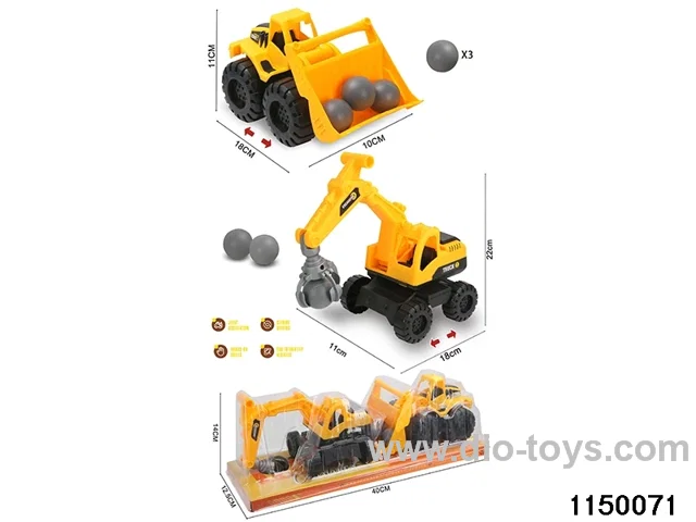 sliding engineering vehicles